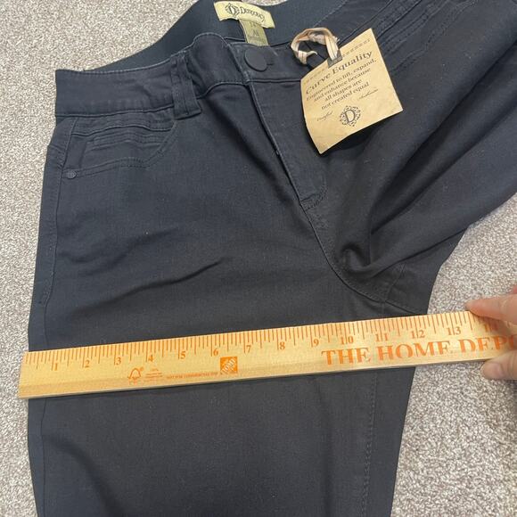 Democracy Womens Ab technology freedom ankle jeans sz 14 high rise black jeans - Picture 6 of 12